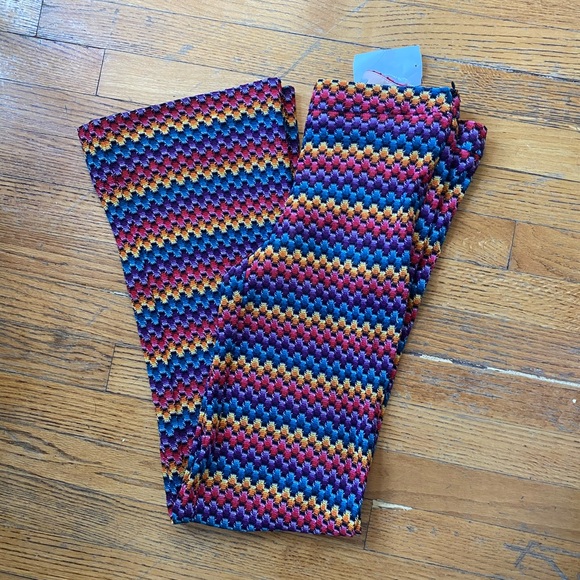 NWT Trina Turk Perleen Rainbow Honeycomb Pant Size - Picture 6 of 7